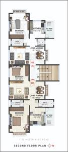 Image of 1035 Sq.ft 2 BHK Apartment / Flat for sale in Bhagur Rural, Nashik for Rs. 3150000