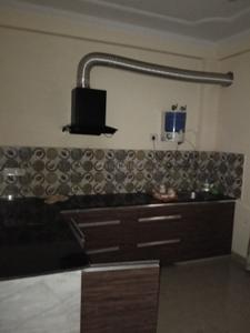 Kitchen Image of 1100 Sq.ft 2 BHK Builder Floor for rent in Mayur Residency, Indira Nagar Lucknow for Rs. 19000