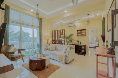 Hall Image of 800 Sq.ft 1 BHK Apartment / Flat for rent in Marna Siolim Goa for Rs. 45000