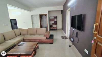 Living Room Image of 1520 Sq.ft 3 BHK Apartment / Flat for rent in Lakvin Sankranti Residency, RR Nagar Bengaluru for Rs. 38000