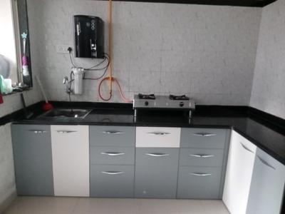 Kitchen Image of 1230 Sq.ft 2 BHK Apartment / Flat for sale in Saanvi Nirman Solace, South Bopal Ahmedabad for Rs. 5800000