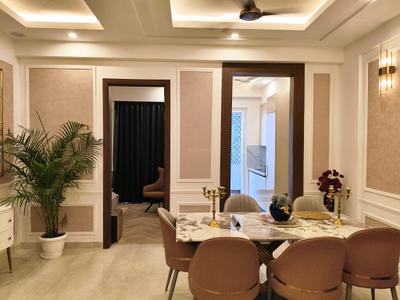 Dining Area Image of 1600 Sq.ft 3 BHK Builder Floor for rent in Trehan Luxury Floors 71, Sector 71 Gurgaon for Rs. 46000