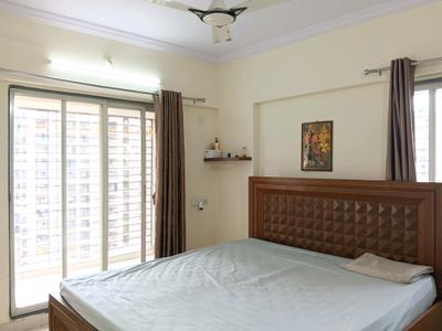 Bedroom Image of 550 Sq.ft 1 BHK Apartment / Flat for rent in Kasarvadavali Thane for Rs. 21000