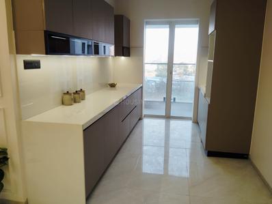 Kitchen Image of 1500 Sq.ft 3 BHK Apartment / Flat for sale in Ikon Queens Tower, Mohammed Wadi Pune for Rs. 10400000