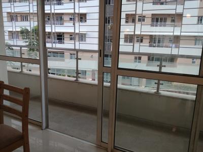 Balcony Image of 2200 Sq.ft 3.5 BHK Apartment / Flat for rent in Unitech Uniworld City, New Town Kolkata for Rs. 46000