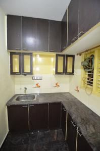 Kitchen Image of 400 Sq.ft 1 BHK Builder Floor for rent in Hebbal Bengaluru for Rs. 10000