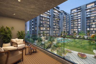 Balcony Image of 2300 Sq.ft 3 BHK Apartment / Flat for sale in Avadh Selenic, Vesu Surat for Rs. 17500000