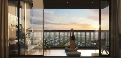 Balcony Image of 1080 Sq.ft 2 BHK Apartment / Flat for sale in Wakad Pune for Rs. 8900000