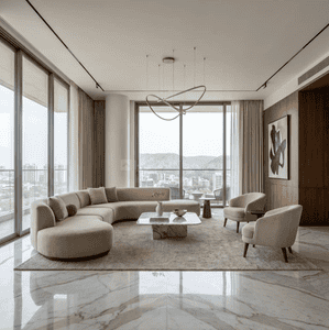 Living Room Image of 1940 Sq.ft 3 BHK Apartment / Flat for sale in Sector 83 Gurgaon for Rs. 31100000