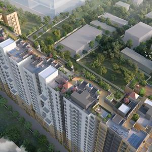 Image of 888 Sq.ft 3 BHK Apartment / Flat for sale in Joka, Kolkata for Rs. 9800000