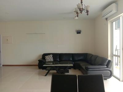 Living Room Image of 1925 Sq.ft 3 BHK Apartment / Flat for rent in Unitech Uniworld City, New Town Kolkata for Rs. 60000