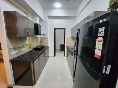 Kitchen Image of 2350 Sq.ft 3 BHK Apartment / Flat for rent in Adani Water Lily, Shantigram Ahmedabad for Rs. 80000