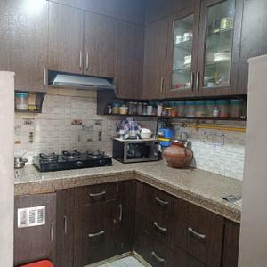 Kitchen Image of 640 Sq.ft 3 BHK Builder Floor for sale in Laxmi Nagar New Delhi for Rs. 5500000
