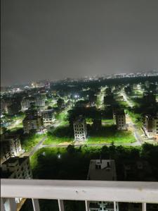 Balcony Image of 1300 Sq.ft 3 BHK Apartment / Flat for rent in Unitech Uniworld City, New Town Kolkata for Rs. 42000