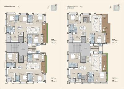 Image of 3579 Sq.ft 4 BHK Apartment / Flat for sale in Dumas, Surat for Rs. 17895000