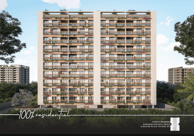 Image of 1584 Sq.ft 2 BHK Apartment / Flat for sale in Samay Sanidhya, Tragad, Ahmedabad for Rs. 6500000