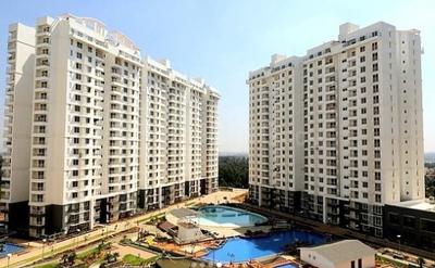 Image of 910 Sq.ft 2 BHK Apartment / Flat for rent in Puravankara Palm Beach, Kyalasanahalli, Bengaluru for Rs. 43000