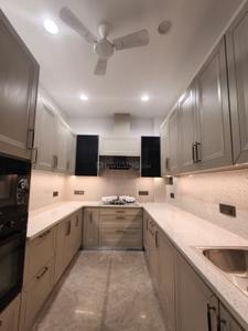 Kitchen Image of 1800 Sq.ft 3 BHK Builder Floor for sale in East Of Kailash New Delhi for Rs. 62500000