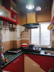Kitchen Image of 800 Sq.ft 2 BHK Apartment / Flat for rent in Paschim Putiary Kolkata for Rs. 18000