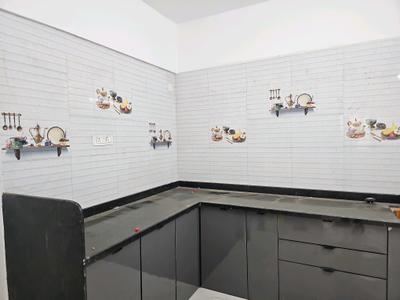 Kitchen Image of 1250 Sq.ft 3 BHK Apartment / Flat for sale in Trinity Alfa Lifescapes Phase 1, Wagholi Pune for Rs. 5551000