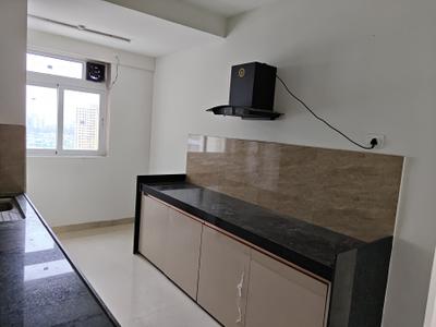 Kitchen Image of 1200 Sq.ft 3 BHK Apartment / Flat for rent in Hubtown Rising City, Ghatkopar East Mumbai for Rs. 75000
