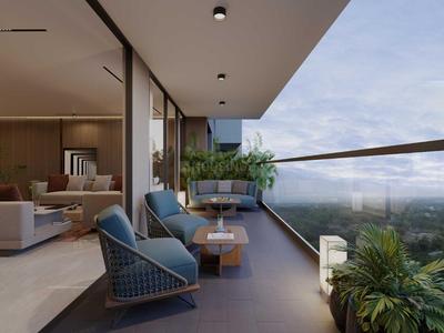 Balcony Image of 4129 Sq.ft 4 BHK Apartment / Flat for sale in Goyal And Co Riviera Majestica, Ghuma Ahmedabad for Rs. 26800000