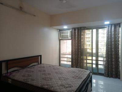 Bedroom One Image of 1200 Sq.ft 2 BHK Apartment / Flat for rent in Shree Balaji Om Harmony, Kharghar Navi Mumbai for Rs. 45000