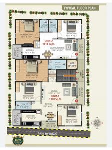 Image of 1010 Sq.ft 2 BHK Apartment / Flat for sale in Doddakammanahalli, Bengaluru for Rs. 5500000