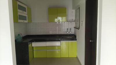Kitchen Image of 750 Sq.ft 2 BHK Apartment / Flat for rent in 38 Park Majestique, Undri Pune for Rs. 15000
