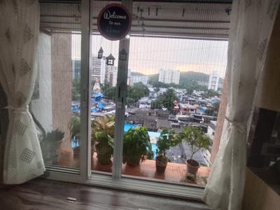 Balcony Image of 600 Sq.ft 1 BHK Apartment / Flat for sale in Swastik Pearl, Vikhroli East Mumbai for Rs. 10600000