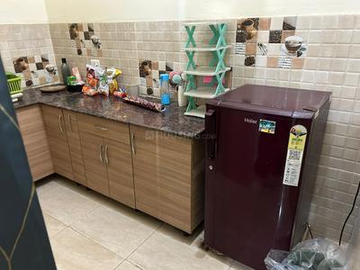 Kitchen Image of 550 Sq.ft 1 BHK Apartment / Flat for rent in Gaurs 14th Avenue, Noida Extension Greater Noida for Rs. 18000