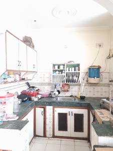Kitchen Image of 1250 Sq.ft 3 BHK Builder Floor for rent in Sector 14 Gurgaon for Rs. 50000