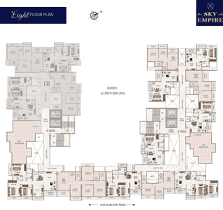 Image of 610 Sq.ft 1 BHK Apartment / Flat for sale in Girija Sky Empire, Pushpak Nagar, Navi Mumbai for Rs. 4100000
