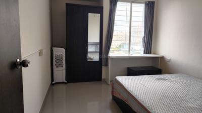 Bedroom Image of 650 Sq.ft 1 BHK Apartment / Flat for rent in Mantra Essence, Undri Pune for Rs. 18500
