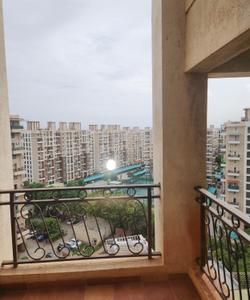 Balcony Image of 1319 Sq.ft 3 BHK Apartment / Flat for sale in Nyati Elan, Wagholi Pune for Rs. 9850000