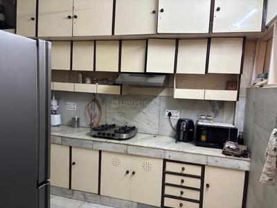 Kitchen Image of 1011 Sq.ft 2 BHK Independent House for rent in Radhika Properties Radhika Floors 4, Lajpat Nagar New Delhi for Rs. 59950