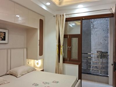 Bedroom Image of 540 Sq.ft 2 BHK Builder Floor for rent in Dwarka Mor New Delhi for Rs. 23000