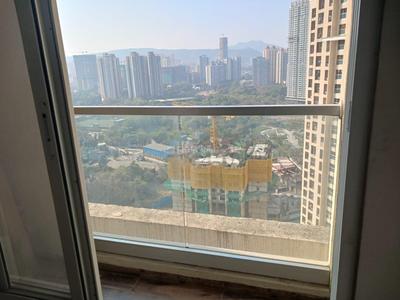 Balcony Image of 1900 Sq.ft 3 BHK Apartment / Flat for rent in Dosti West County, Thane West Thane for Rs. 55005