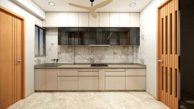 Kitchen Image of 2550 Sq.ft 3 BHK Apartment / Flat for rent in Vinayak Courtyard , PDPU Road Gandhinagar for Rs. 49000
