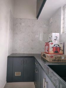 Kitchen Image of 650 Sq.ft 1 BHK Independent House for rent in Bellandur Bengaluru for Rs. 30500
