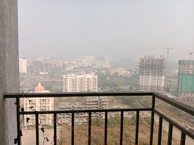 Balcony Image of 670 Sq.ft 1 BHK Apartment / Flat for rent in Godrej Infinity, Mundhwa Pune for Rs. 32000