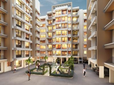 Image of 602 Sq.ft 1 BHK Apartment / Flat for sale in Kewale, Navi Mumbai for Rs. 3200000