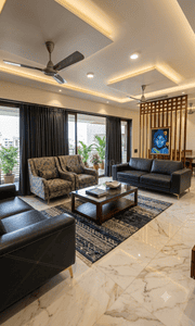Living Room Image of 5000 Sq.ft 4 BHK Penthouse for sale in Magnolia Residency, Jodhpur Ahmedabad for Rs. 45000000