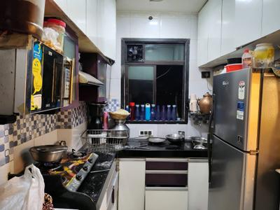 Kitchen Image of 500 Sq.ft 1 BHK Apartment / Flat for rent in Puraniks Tokyo Bay, Kasarvadavali Thane for Rs. 17666