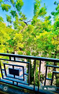 Balcony Image of 895 Sq.ft 2 BHK Apartment / Flat for rent in Memnagar Ahmedabad for Rs. 35000