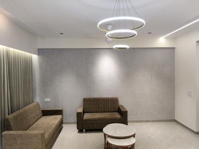 Living Room Image of 2200 Sq.ft 3 BHK Apartment / Flat for rent in Pramukh Omkar Rivanta 1, Randesan Gandhinagar for Rs. 45000