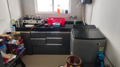 Kitchen Image of 320 Sq.ft 1 RK Apartment / Flat for rent in Nyati Elysia, Kharadi Pune for Rs. 24000