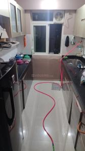 Kitchen Image of 524 Sq.ft 1 BHK Apartment / Flat for rent in Atlantaa Enclave, Shilphata Thane for Rs. 8000