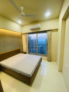 Bedroom Image of 1200 Sq.ft 2 BHK Apartment / Flat for rent in Adani Aster Neo, Shantigram Ahmedabad for Rs. 40000