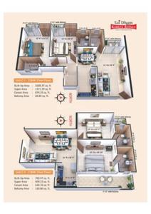 Image of 782 Sq.ft 2 BHK Apartment / Flat for sale in Dhoomanganj, Allahabad for Rs. 5700000